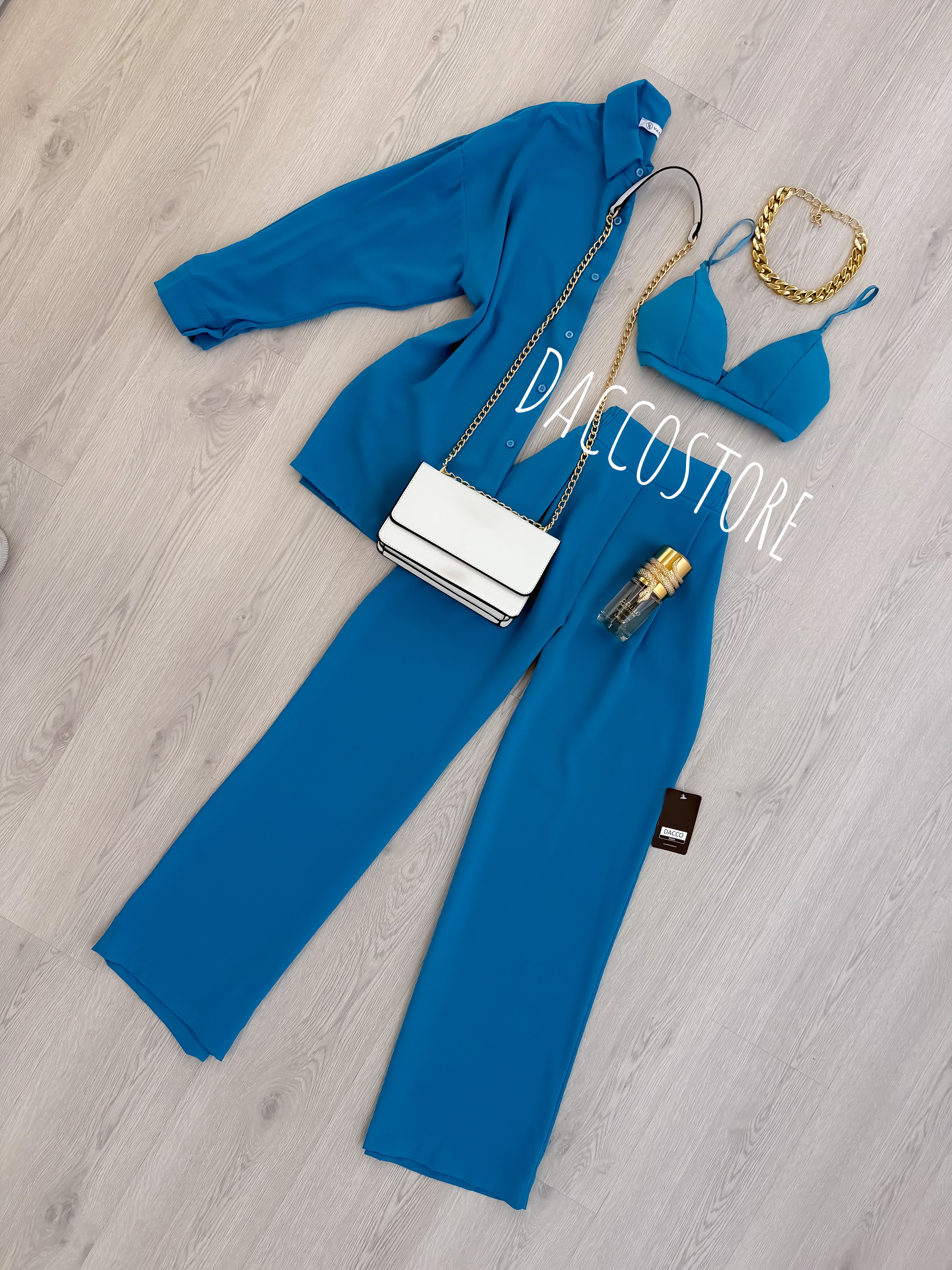 Conjunto Top, Camisa e Calça