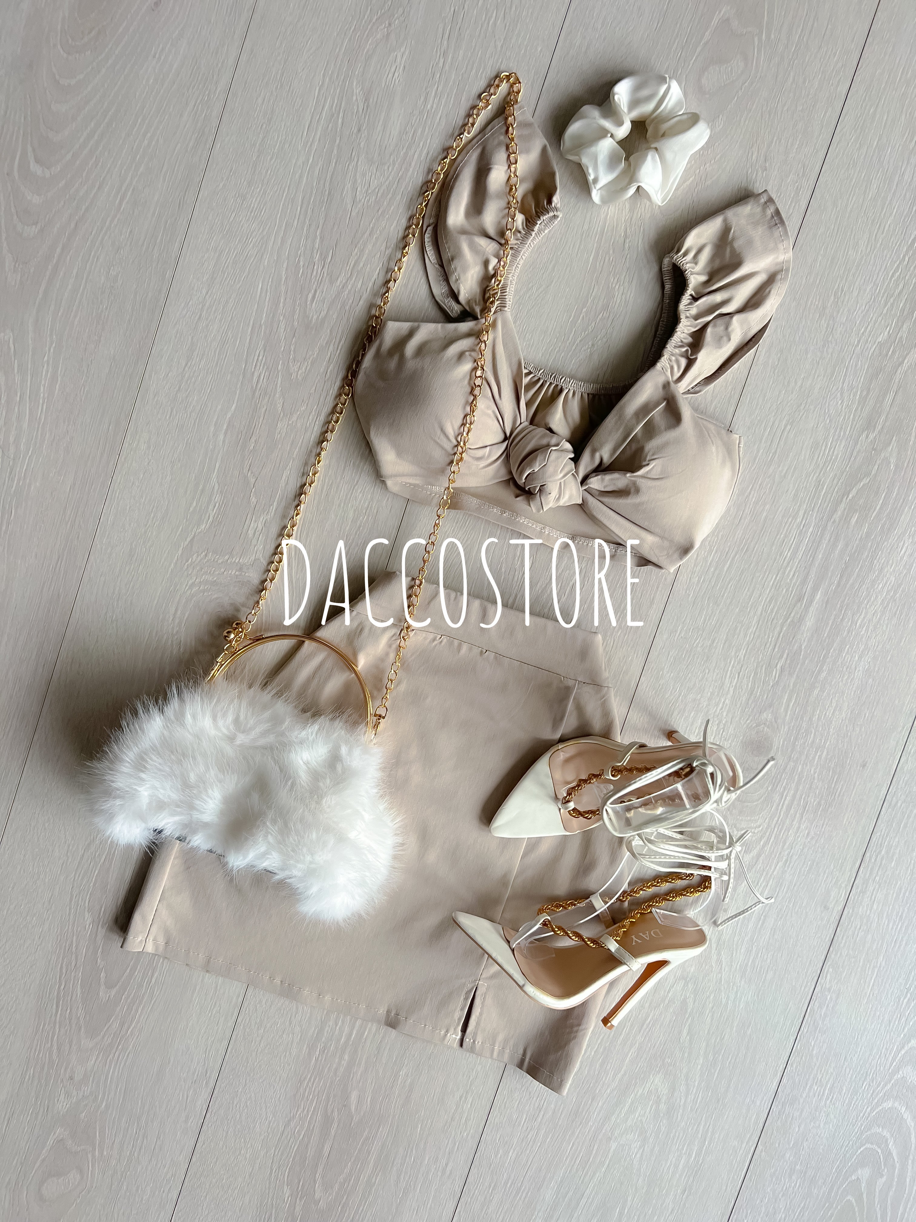 Conjunto Top e Saia