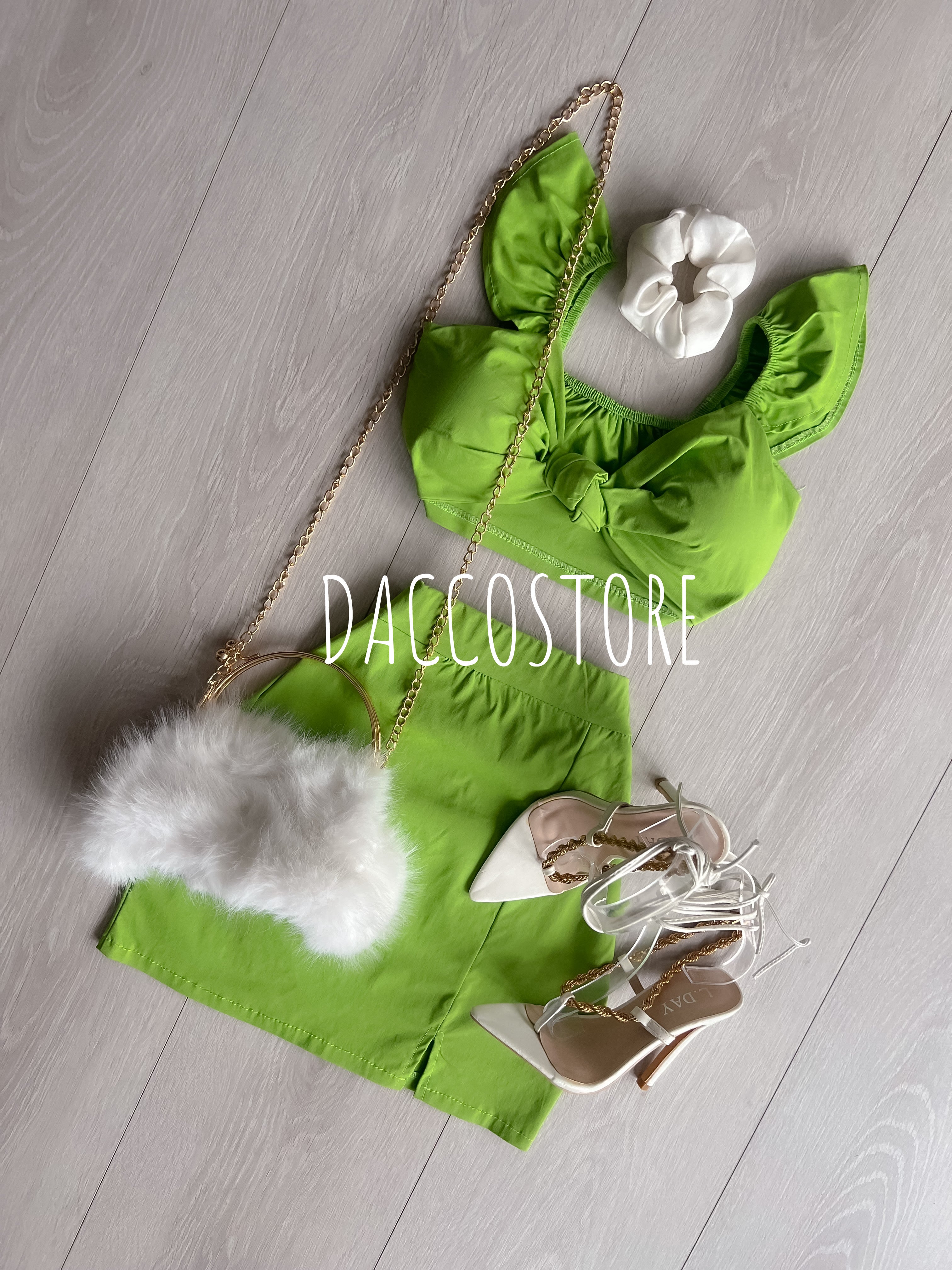 Conjunto Top e Saia