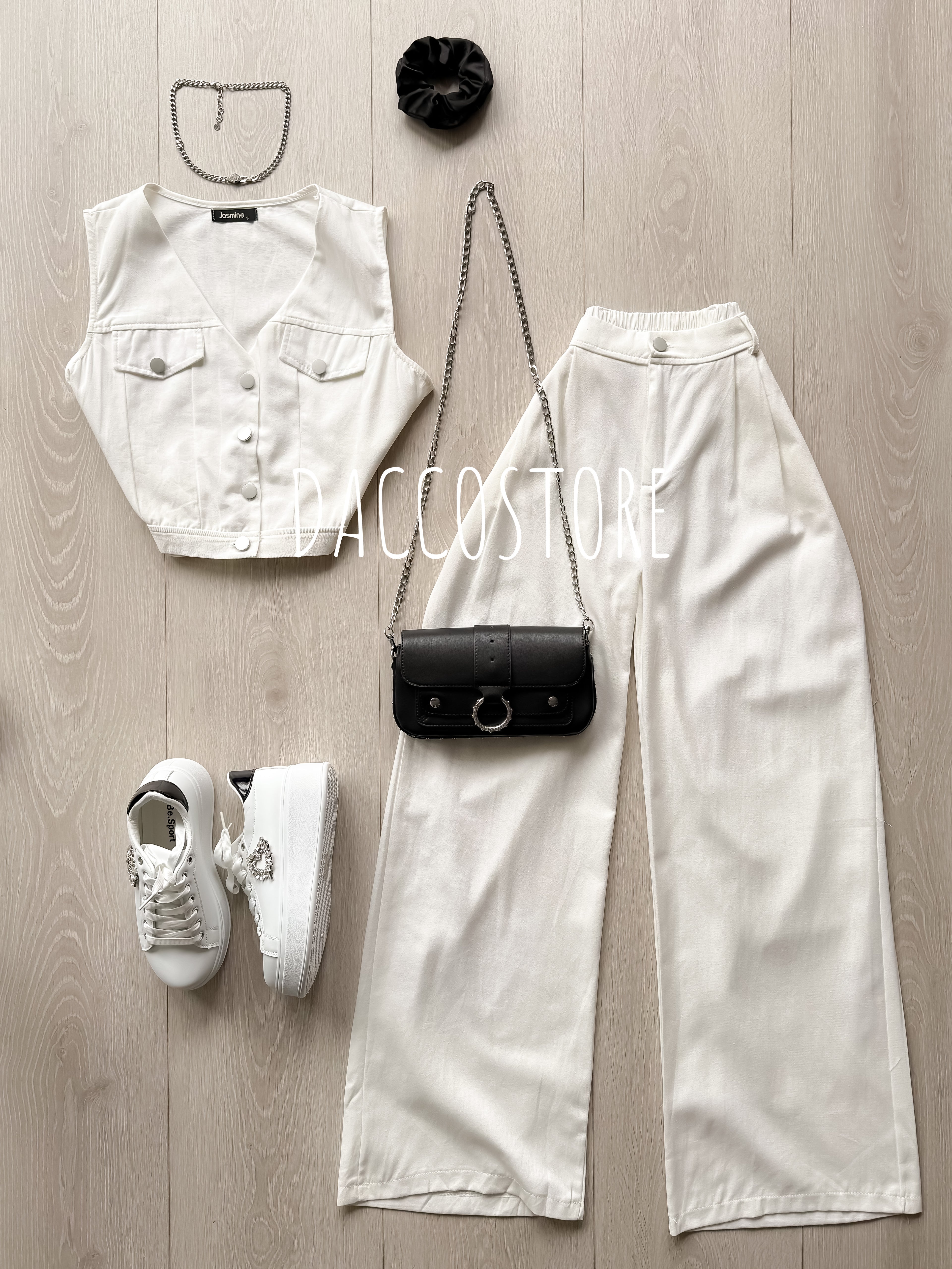 Conjunto calça e colete