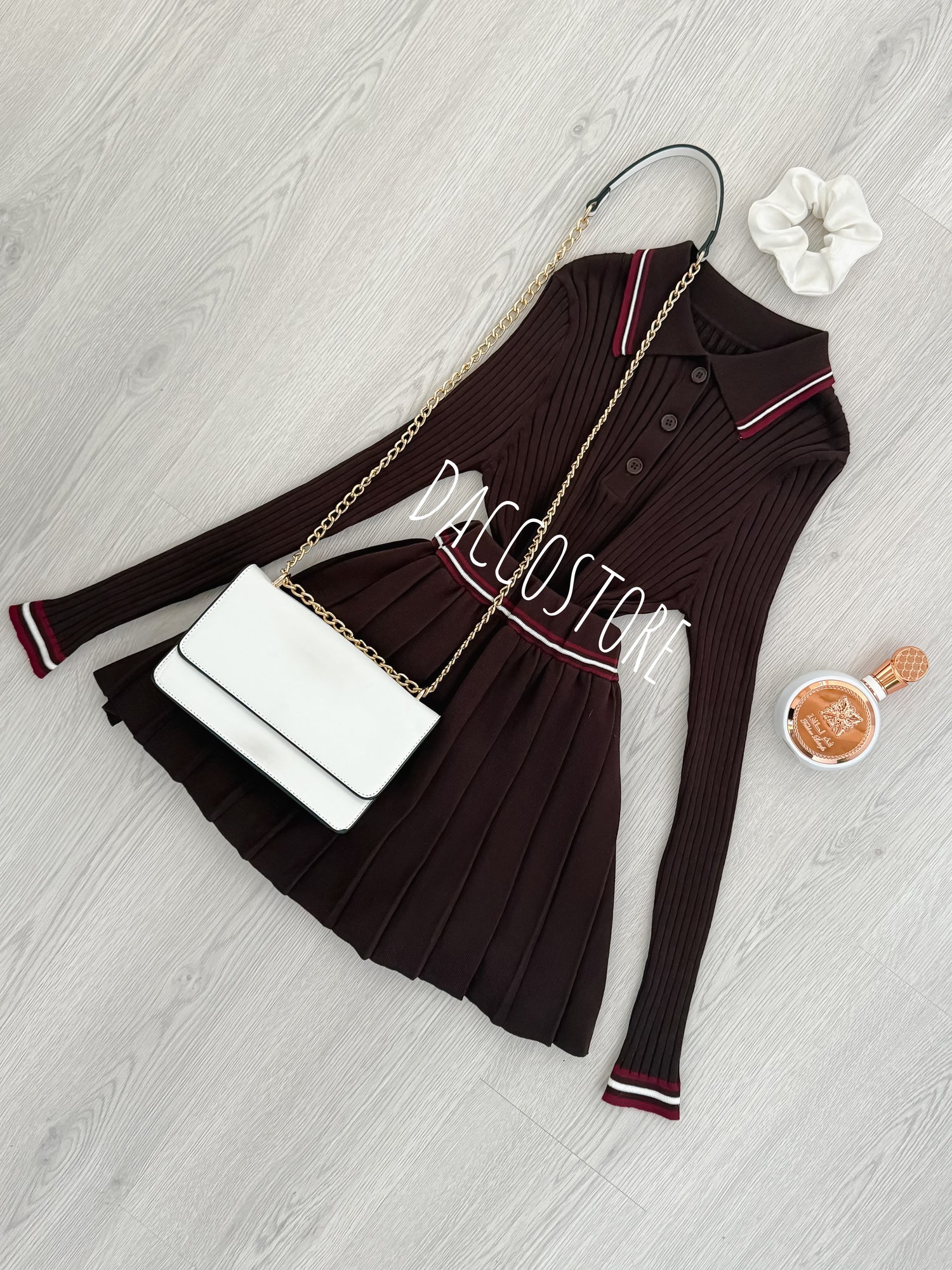 Conjunto Polo e Saia Calção