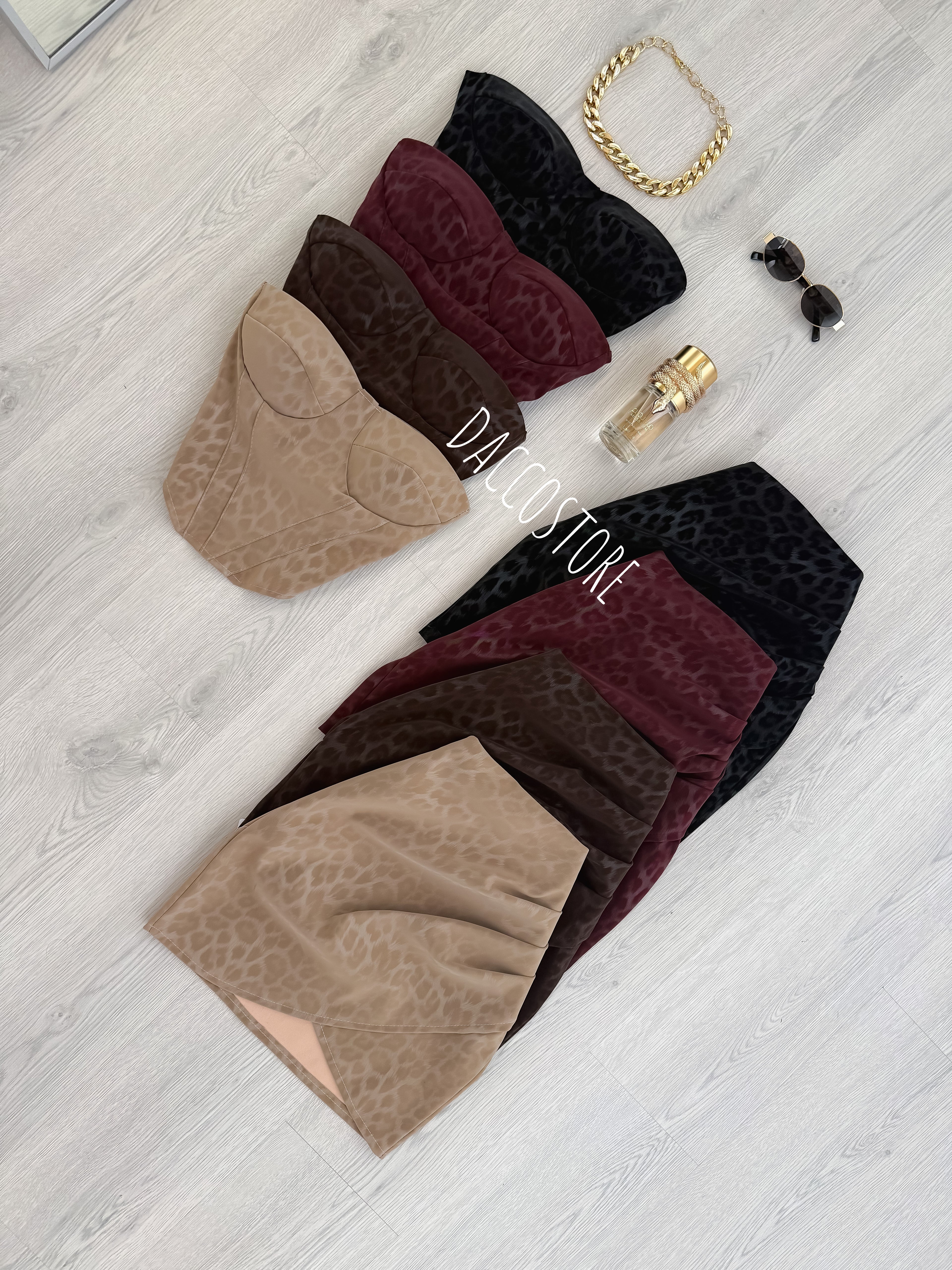 Conjunto Napa Leopardo