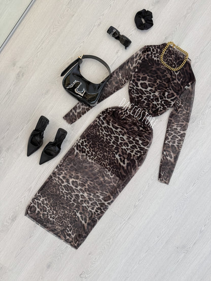 Vestido Leopardo