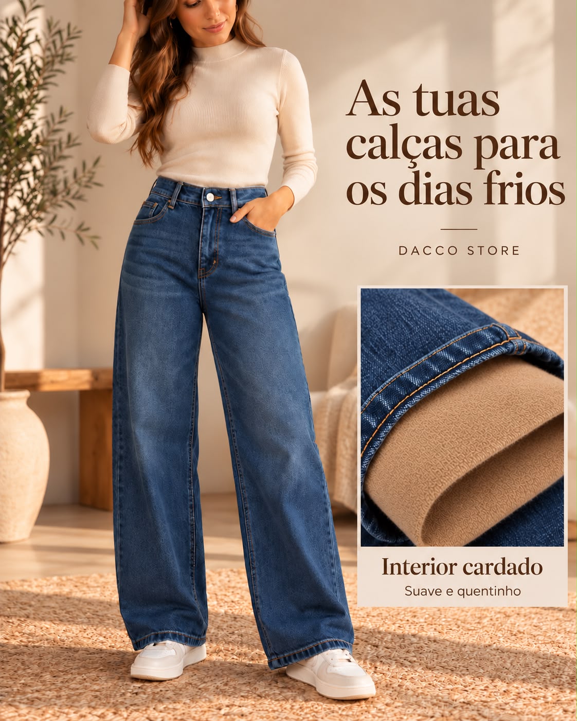 Calça Ganga Cardada