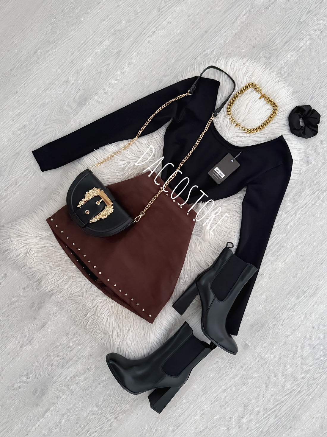 Saia Calção Camurça