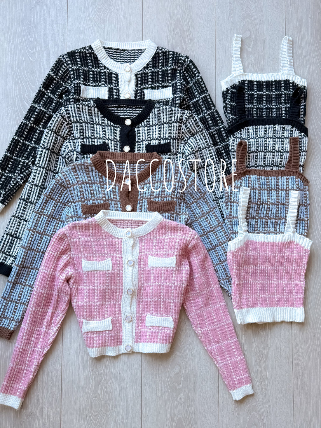 Conjunto Top e Cardigan