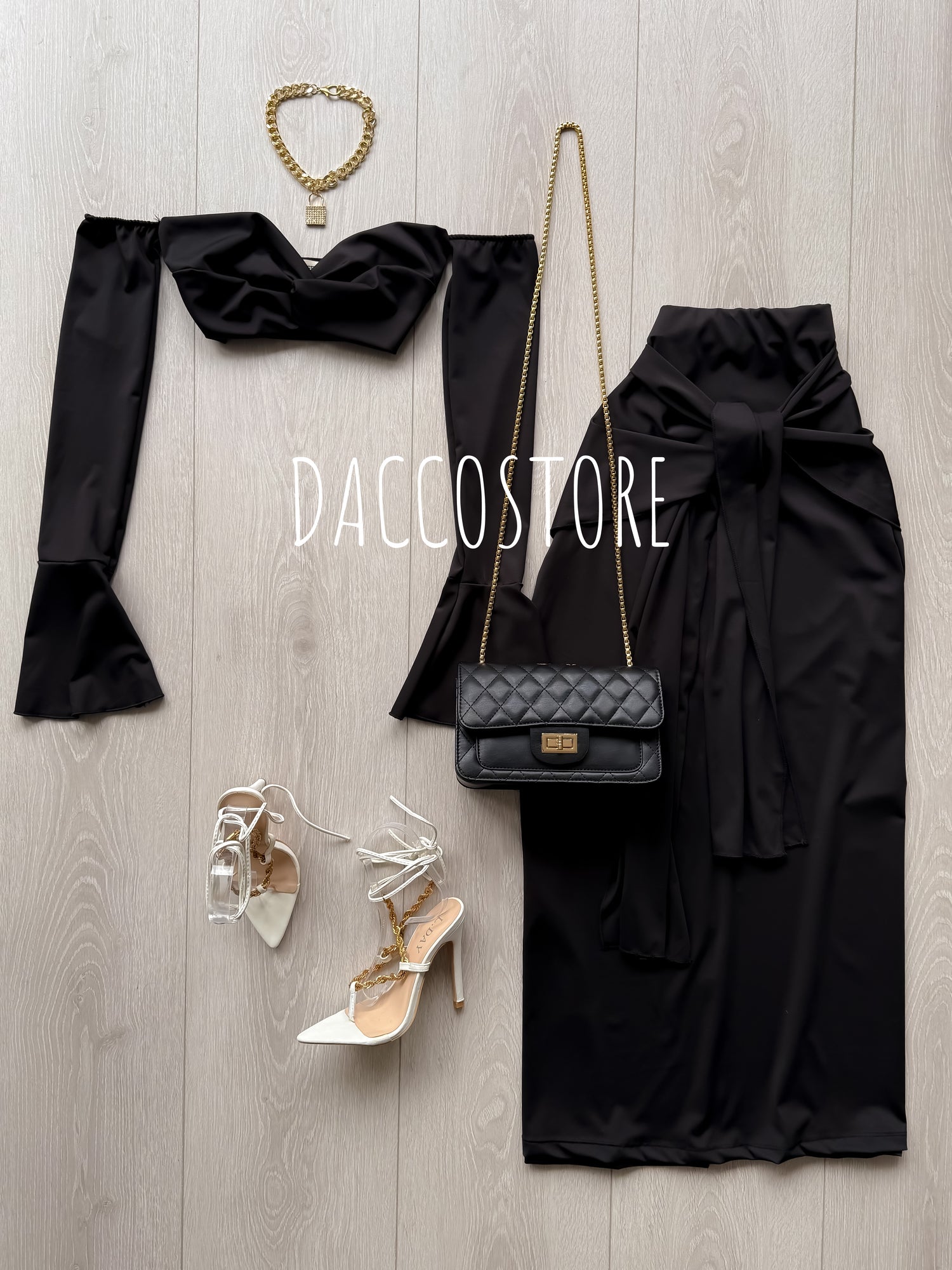 Conjunto Top e Saia
