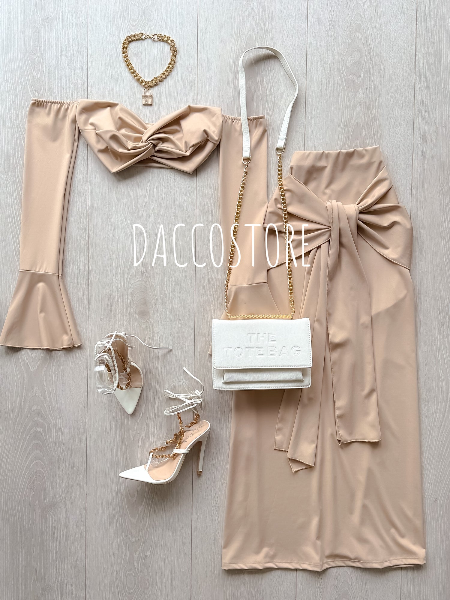 Conjunto Top e Saia