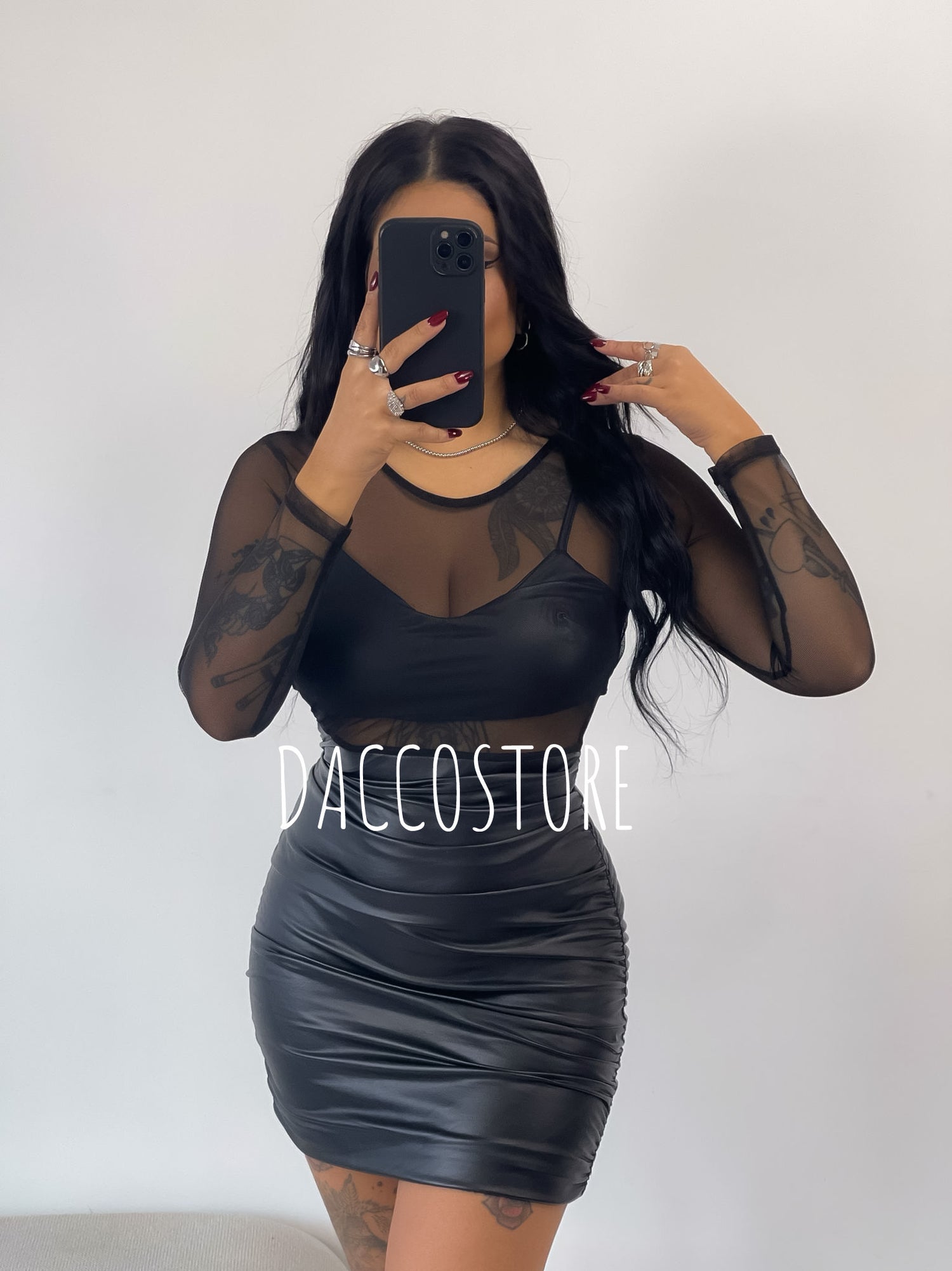 Vestido de Napa com Tule