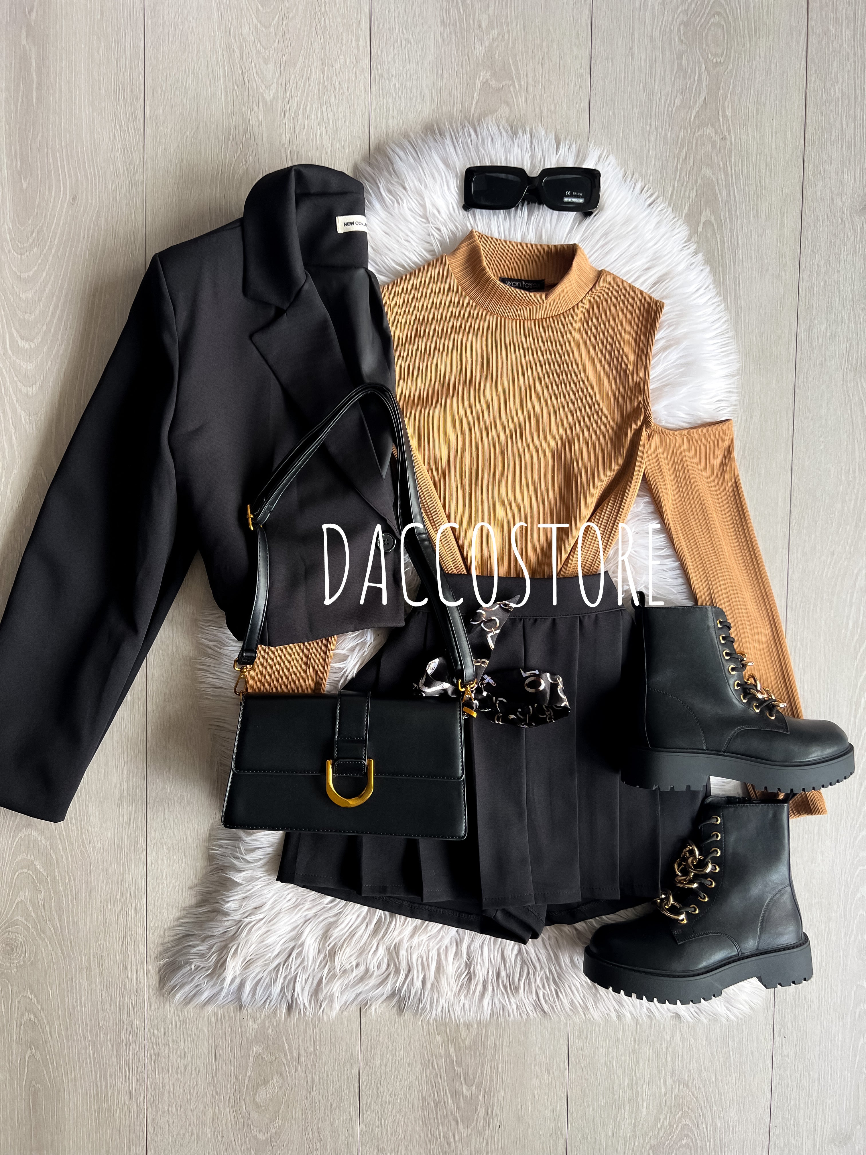 Conjunto Saia Calção e Blazer