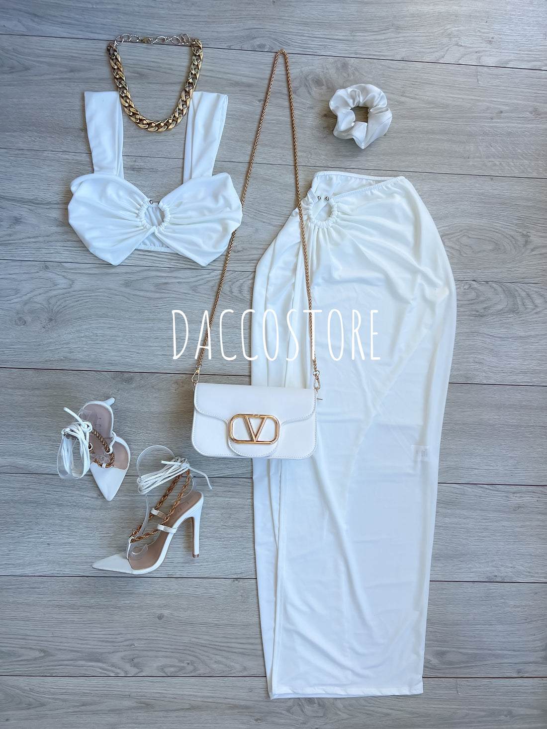 Conjunto Top e Saia