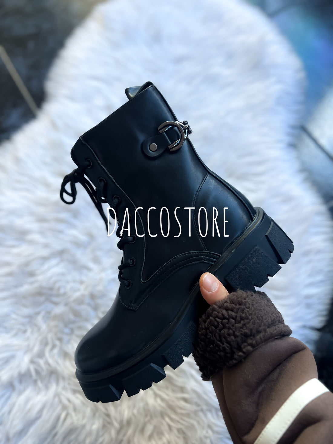 Botas Militar com Detalhe